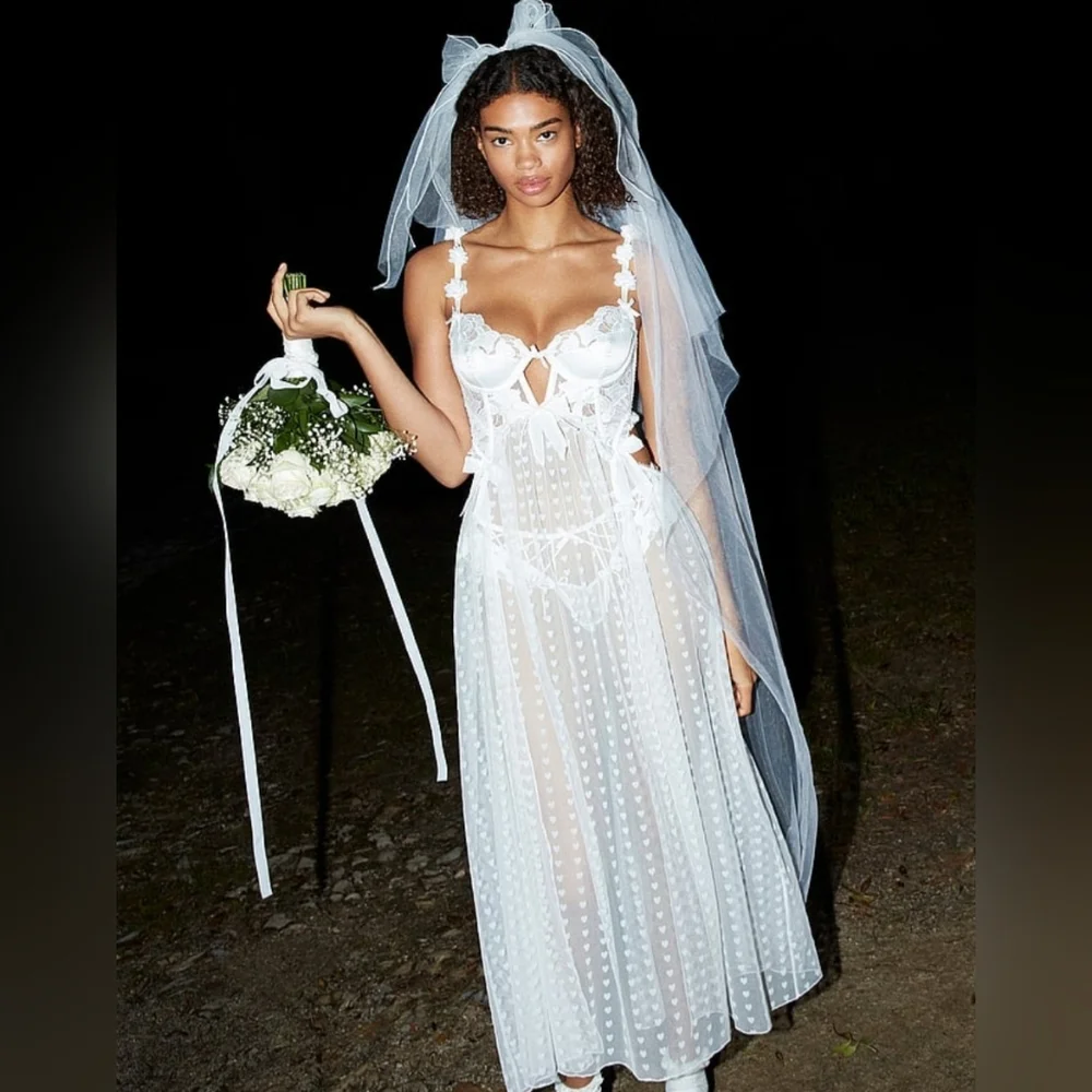 For Love And Lemons Amore Maxi Slip Dress - Picture 5 of 8
